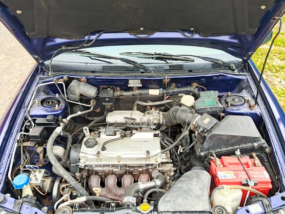 2002 Mitsubishi Carisma I Рестайлинг, синий, 250000 рублей - вид 17