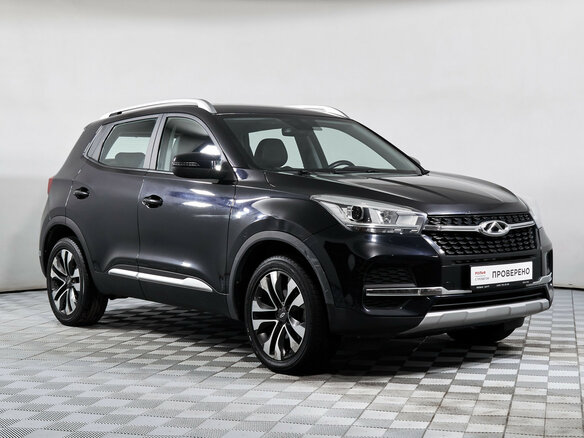 2021 Chery Tiggo 4 I Рестайлинг, чёрный - вид 2
