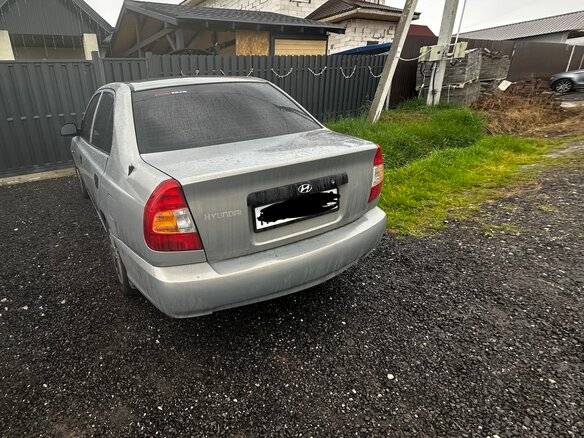 2008 Hyundai Accent ТагАЗ II, бежевый, 350000 рублей - вид 3