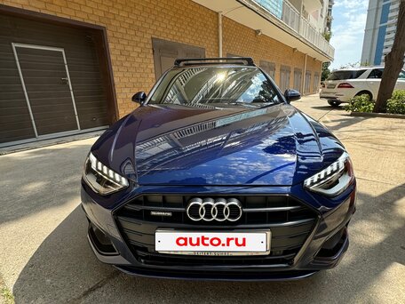 2019 Audi A4 40 TDI V (B9) Рестайлинг, синий, 3580000 рублей, вид 1