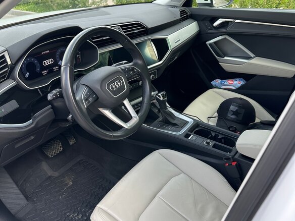 2020 Audi Q3 45 TFSI II (F3), белый, 3400000 рублей - вид 7