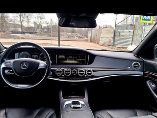 2014 Mercedes-Benz S-Класс 350 CDI BlueTEC Long 9G-TRONIC VI (W222, C217), чёрный, 2970000 рублей, вид 4