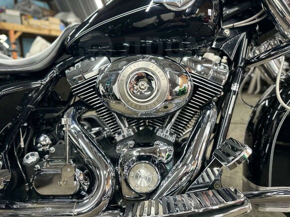 2009 Harley-Davidson Road King, чёрный, 990000 рублей - вид 20