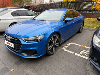 2022 Audi A7 40 TDI II (4K), синий, 5600000 рублей, вид 1