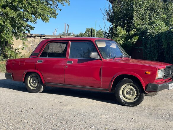 2007 Lada (ВАЗ) 2107, красный, 135000 рублей - вид 2