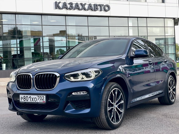 2018 BMW X4 30d II (G02), синий