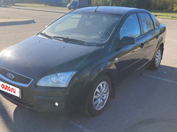 2007 Ford Focus II, чёрный, 350000 рублей
