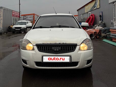 2013 Lada (ВАЗ) Priora I Рестайлинг, белый, 380000 рублей, вид 1