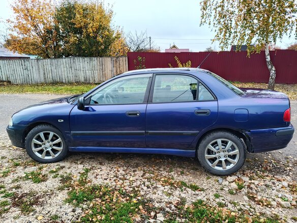 2002 Mitsubishi Carisma I Рестайлинг, синий, 250000 рублей - вид 9