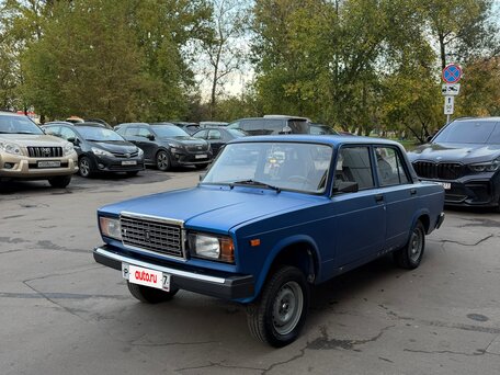 2007 Lada (ВАЗ) 2107, синий, 185000 рублей, вид 2