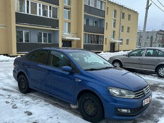 2020 Volkswagen Polo V Рестайлинг, синий, 1350000 рублей, вид 1