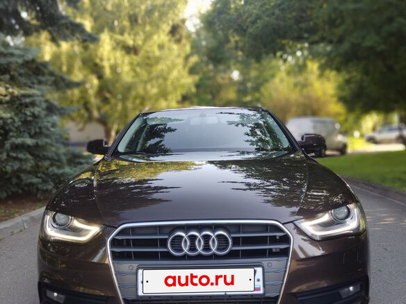 2014 Audi A4 IV (B8) Рестайлинг, коричневый, 1800000 рублей