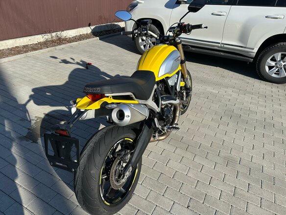 2018 Ducati Scrambler 1100, жёлтый, 1050000 рублей - вид 3