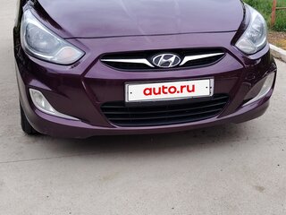 2013 Hyundai Solaris I, фиолетовый, 615000 рублей, вид 2