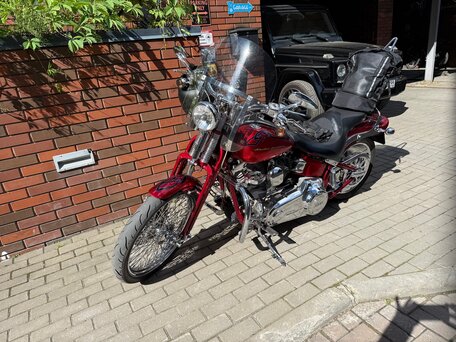 2007 Harley-Davidson CVO Softail Springer, красный, 1425000 рублей, вид 3