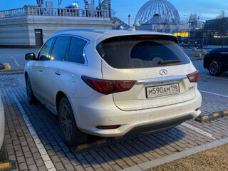 2018 Infiniti QX60 I Рестайлинг, белый, 3250000 рублей, вид 4
