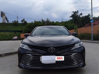 2019 Toyota Camry VIII (XV70), чёрный, 3100000 рублей, вид 2