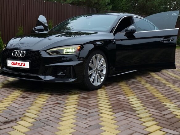 2018 Audi A5 II (F5), чёрный, 3450000 рублей - вид 6