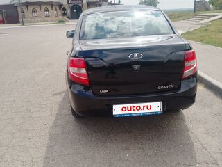 2013 Lada (ВАЗ) Granta I, чёрный, 500000 рублей, вид 3