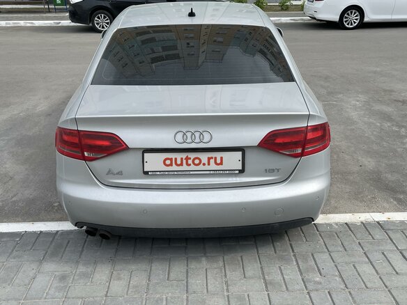 2008 Audi A4 IV (B8), серебристый, 550000 рублей - вид 1