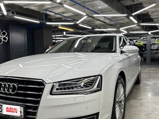 2014 Audi A8 Long III (D4) Рестайлинг, белый, 2350000 рублей, вид 3