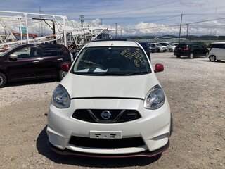 2015 Nissan March IV (K13) Рестайлинг, белый, 810000 рублей, вид 3