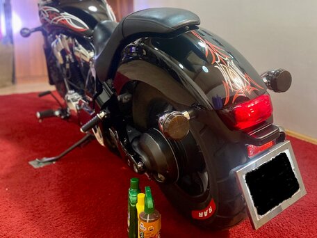 2012 Honda VT 1300CS Sabre, чёрный, 1000000 рублей, вид 4