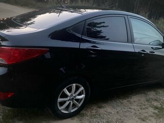 2015 Hyundai Solaris I Рестайлинг, чёрный, 1150000 рублей, вид 3