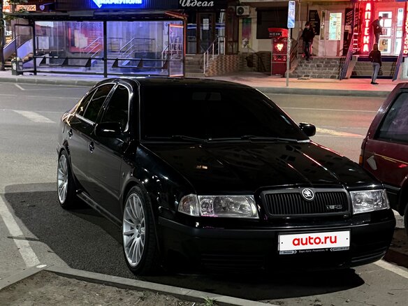 2008 Skoda Octavia I (A4) Рестайлинг, чёрный, 700000 рублей