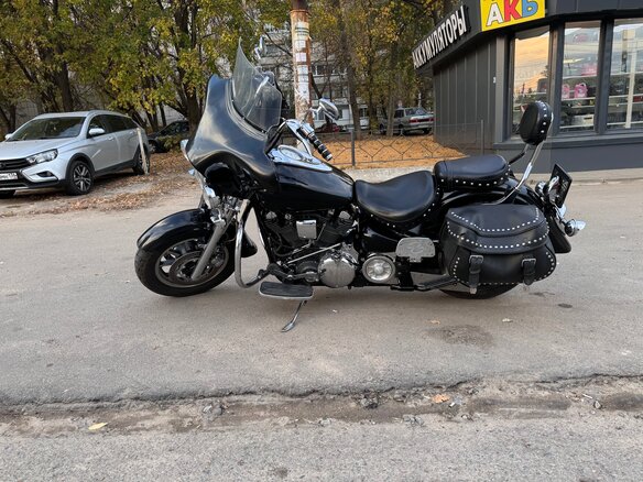 2005 Yamaha XV 1700 Road Star, чёрный, 610000 рублей - вид 2