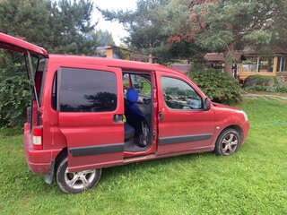 2007 Peugeot Partner I Рестайлинг, красный, 298000 рублей, вид 2