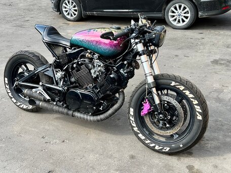 1982 Yamaha XV750 Virago, чёрный, 750000 рублей, вид 5