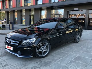2016 Mercedes-Benz C-Класс 180 IV (W205), чёрный, 2300000 рублей, вид 2