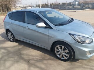 2011 Hyundai Solaris I, голубой, 710000 рублей, вид 3