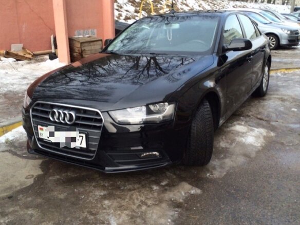 2013 Audi A4 IV (B8) Рестайлинг, чёрный, 1257982 рублей - вид 5