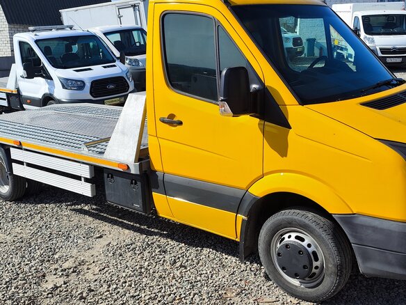2010 Volkswagen Crafter, жёлтый - вид 7
