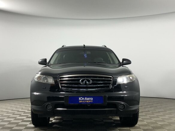2007 Infiniti FX FX35 I (S50) Рестайлинг, чёрный - вид 2