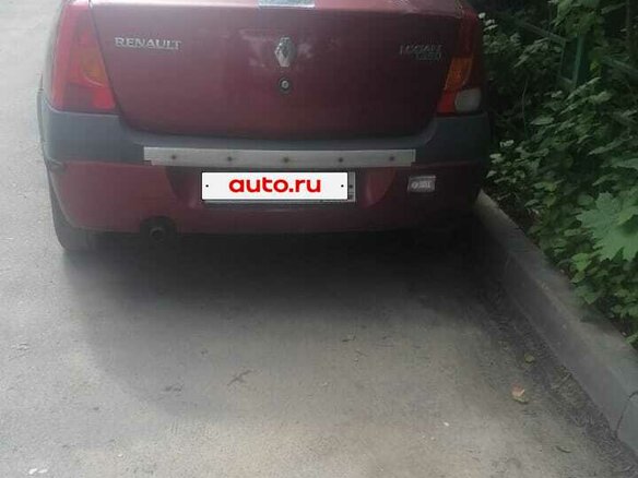 2009 Renault Logan I, красный, 550000 рублей - вид 1