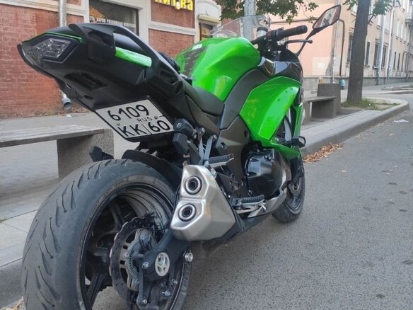 2017 Kawasaki Z 1000SX, зелёный, 1239000 рублей - вид 2