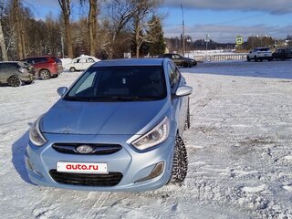 2013 Hyundai Solaris I, голубой, 800000 рублей, вид 1
