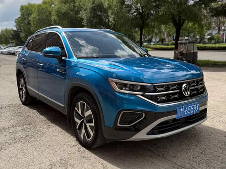 2022 Volkswagen Tayron I Рестайлинг, синий, 2200000 рублей, вид 3