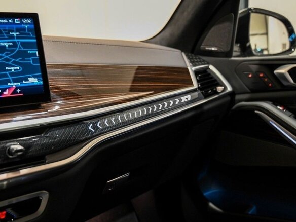 2025 BMW X7 40i I (G07) Рестайлинг, синий - вид 7