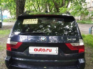 2007 BMW X3 30d I (E83) Рестайлинг, синий, 1050000 рублей, вид 2