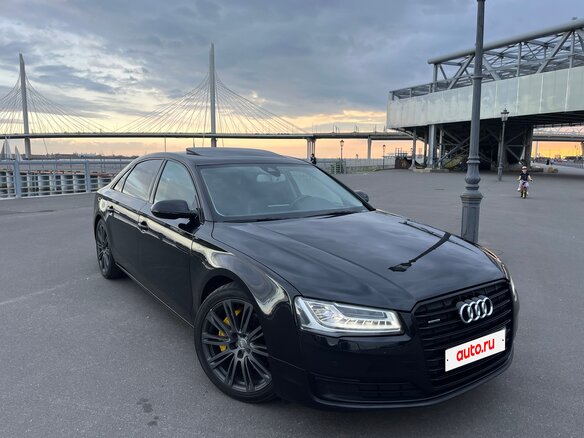 2015 Audi A8 Long III (D4) Рестайлинг, чёрный, 2500000 рублей - вид 8