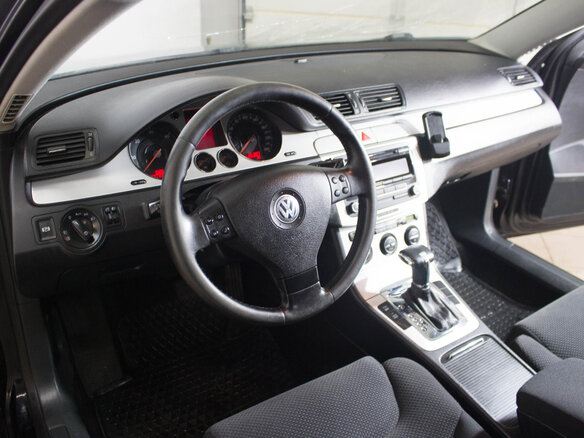 2007 Volkswagen Passat B6, чёрный - вид 8