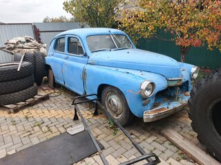 1955 ГАЗ М-20 «Победа», голубой, 95000 рублей, вид 1