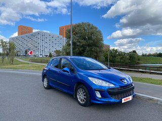 2009 Peugeot 308 I, синий, 345000 рублей, вид 2