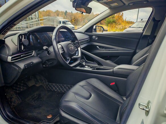 2021 Hyundai Elantra VII (CN7), белый, 2030000 рублей - вид 14