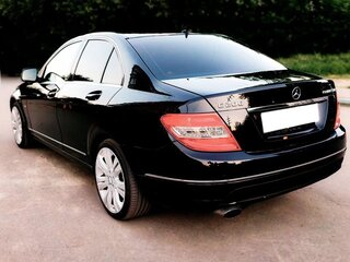 2007 Mercedes-Benz C-Класс 200 III (W204), чёрный, 999999 рублей, вид 3