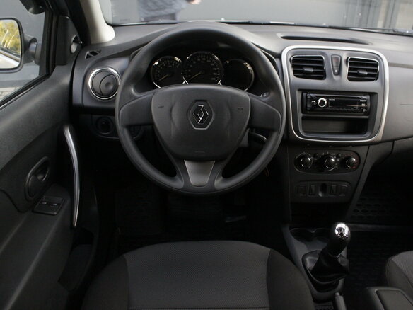 2015 Renault Logan II, серый, 745000 рублей - вид 7